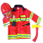 Firefighter Costume Set for Kids | Dress-Up Role Play Fireman Toy Kit