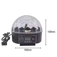 Crystal Magic Ball LED Lamp 9 Colors | Stage Disco Party Light Voice Control
