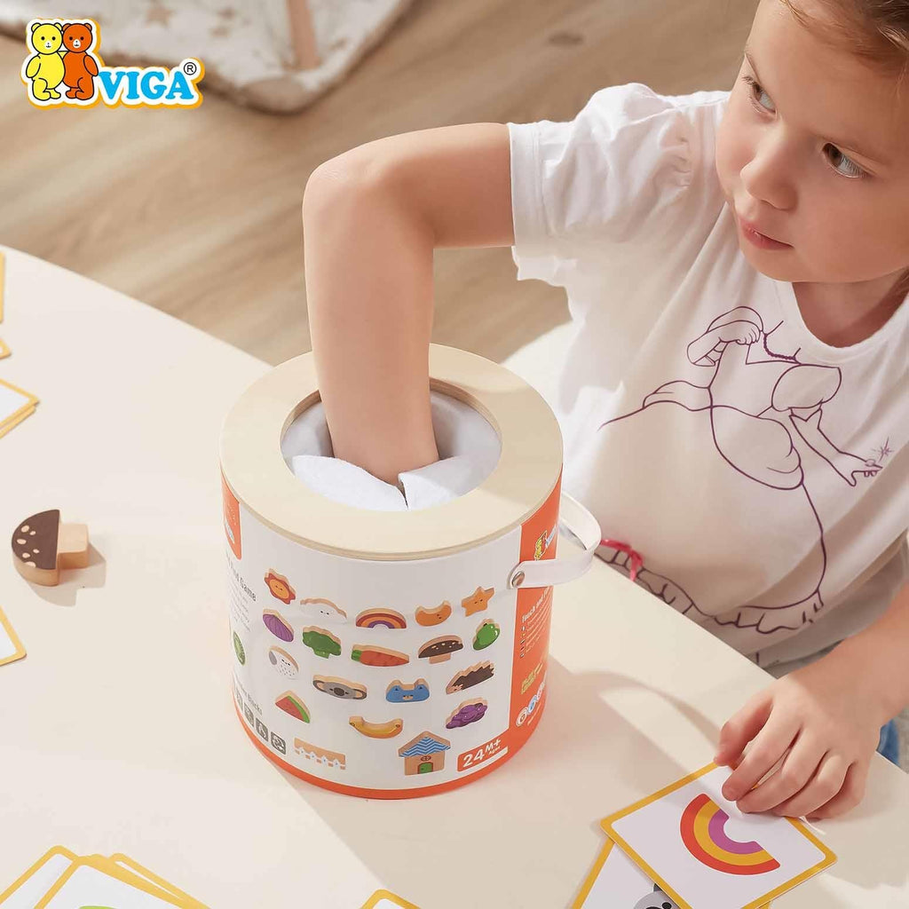 Touch and Find Game Kids | Montessori Sensory Memory & Sorting Toy Set