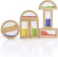 Sensory Blocks Beads 8 Pcs | Wooden Montessori Sensory Learning Toy for Kids