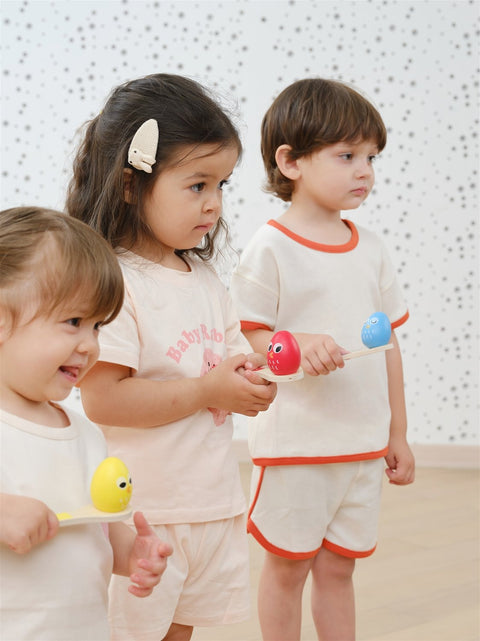 Wooden Egg & Spoon Race Game