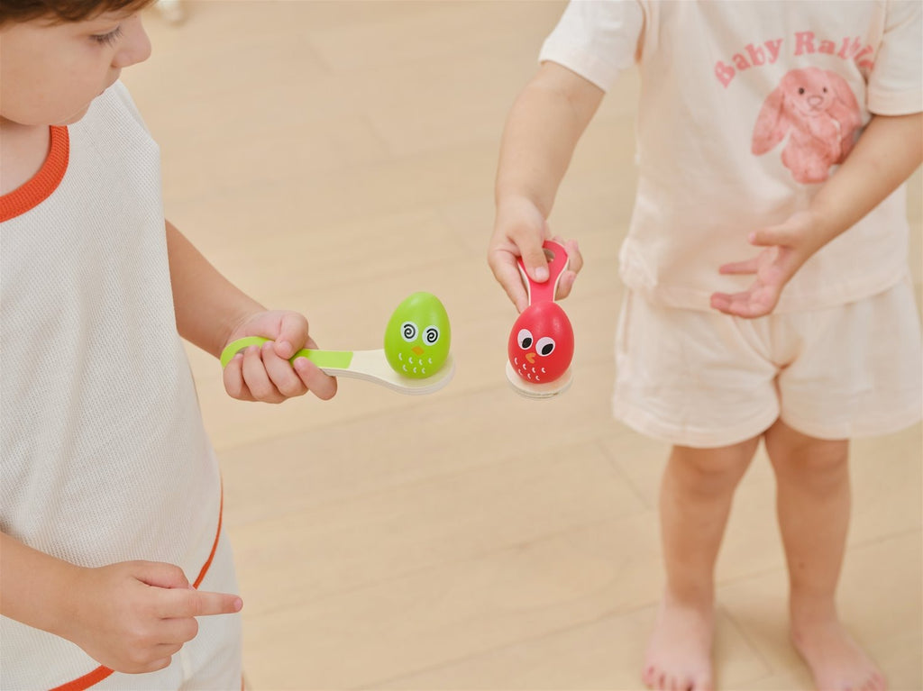 Wooden Egg & Spoon Race Game | Outdoor Balance &amp; Party Game for Kids