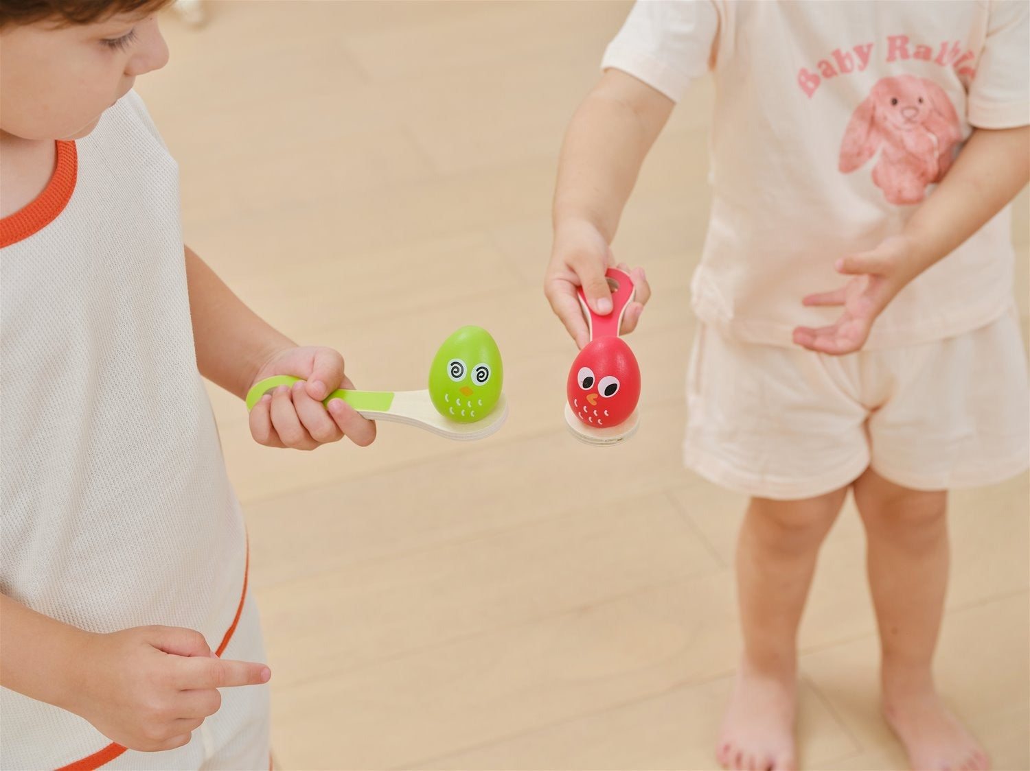 Wooden Egg & Spoon Race Game | Outdoor Balance &amp; Party Game for Kids