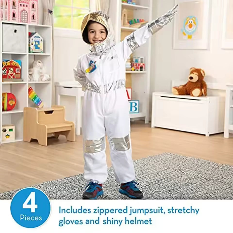Astronaut Costume Set for Kids | Space Role Play Dress-Up Outfit