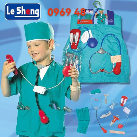 Surgeon Dress Up Set for Kids | Medical Role Play Costume with Accessories