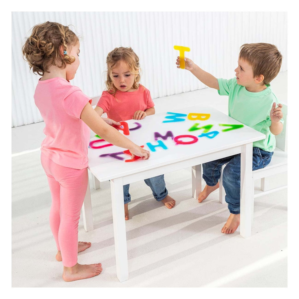 Sensory Liquid Alphabet 26 Pcs | Gel Filled Capital Letters Learning Toy