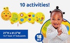 Junior Caterpillar Wall Activity Panel Kids | Montessori Sensory Busy Board Toy