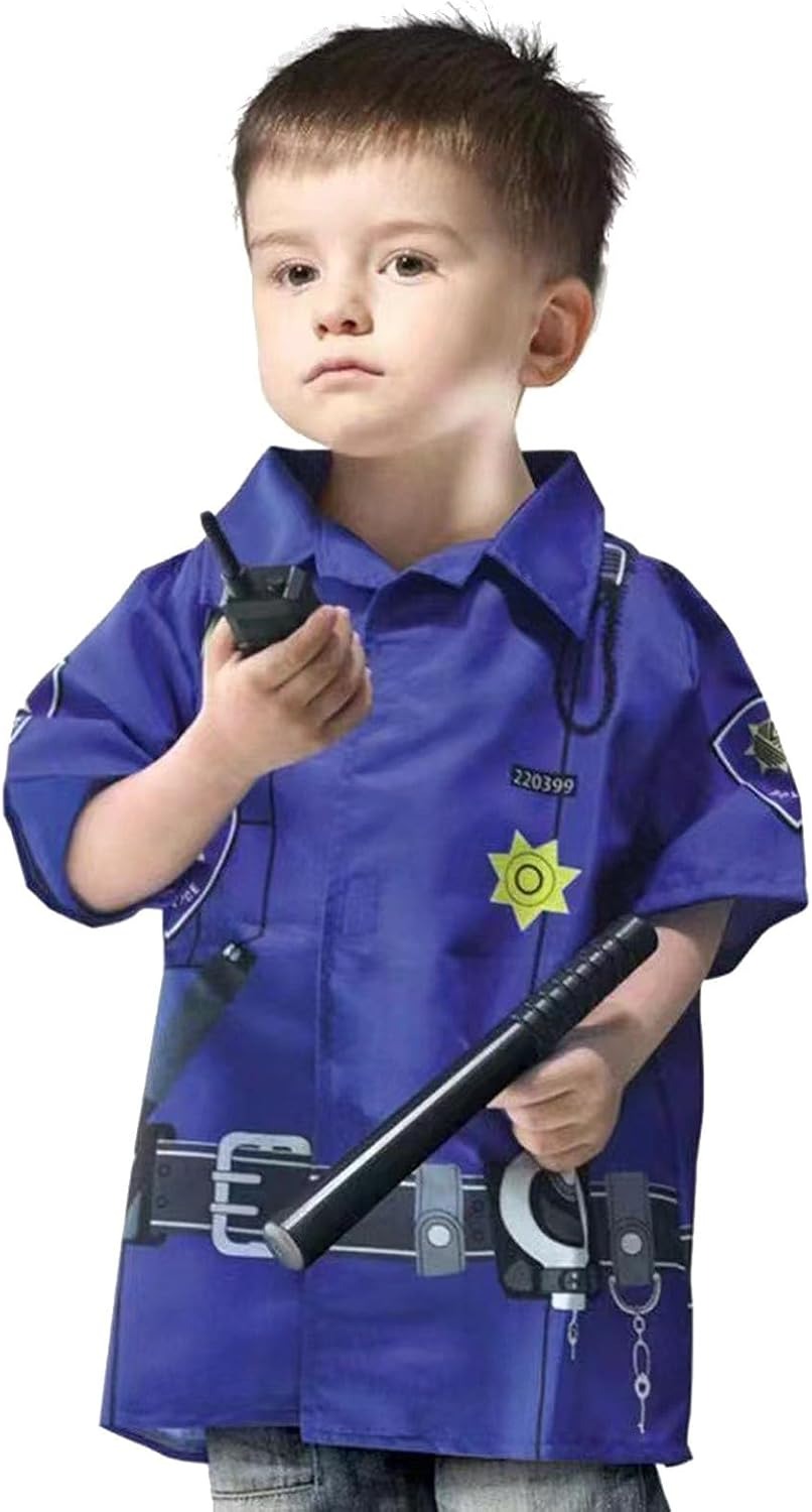 Police Costume Set for Kids 5 Pcs | Role Play Police Dress Up Uniform Toy