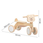 Wooden Trike Brown Bear Kids Ride-On Toy | Balance Training Tricycle 12+ Months