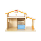Wooden Farm Playset Kids | Montessori Animal Farm Role Play Toy Set