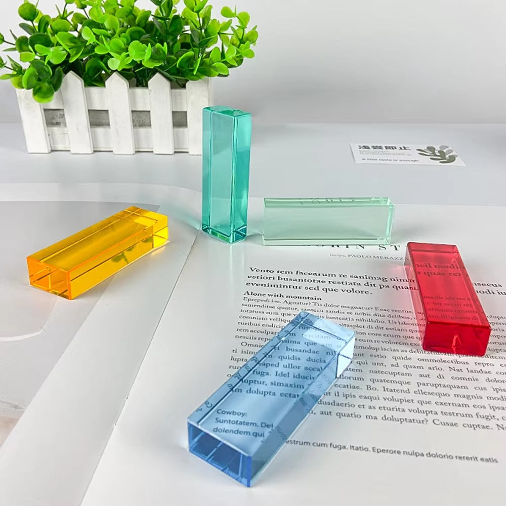 Acrylic Stacking Blocks 36 Pcs | Montessori Sensory Building Toy for Kids