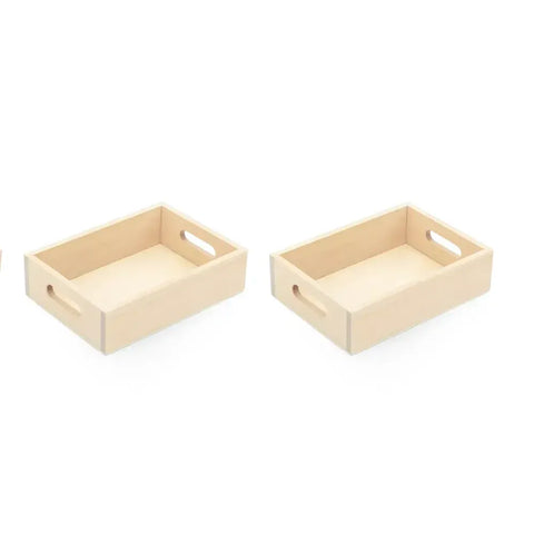 Wooden Fridge Food Set Kids | Montessori Pretend Play Kitchen Toy