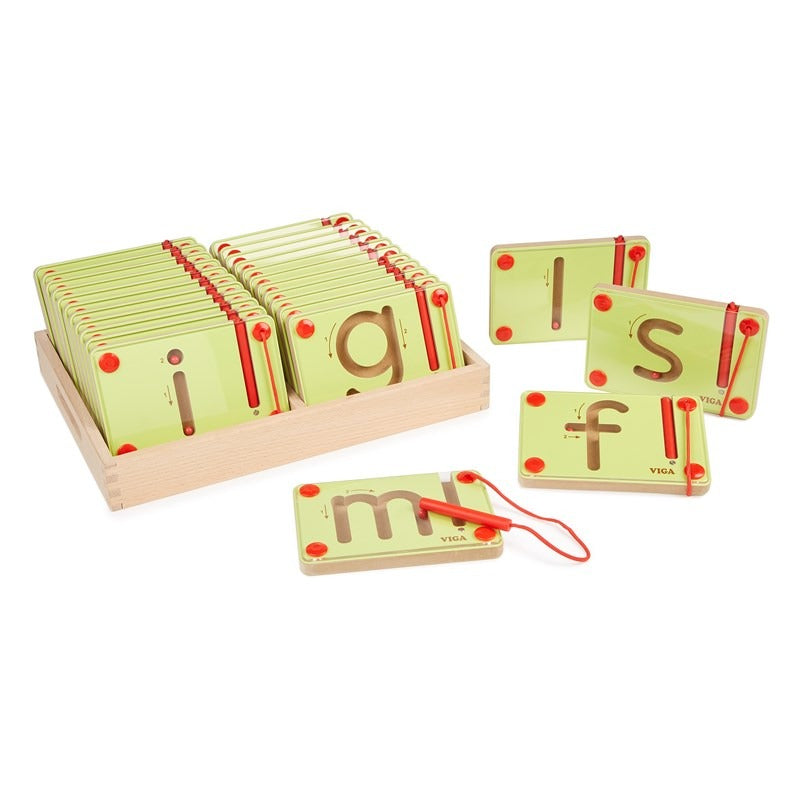 Magnetic Writing Boards Lowercase Letters | Tracing Alphabet Learning Toy for Kids