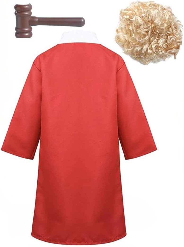 Judge Costume for Kids | Courtroom Role Play Dress-Up Set