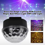 Crystal Magic Ball LED Lamp 9 Colors | Stage Disco Party Light Voice Control