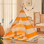 Kids Teepee Tent Indoor & Outdoor | Wooden Playhouse Tent for Kids
