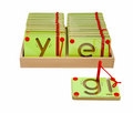 Magnetic Writing Boards Lowercase Letters | Tracing Alphabet Learning Toy for Kids