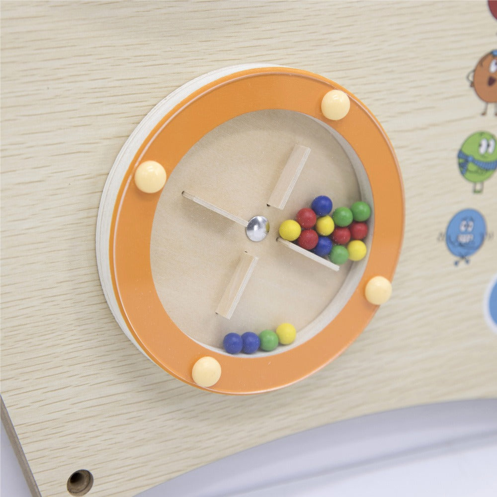 Sensory Arc Wall Activity Panel | Montessori STEM Wall Toy for Kids