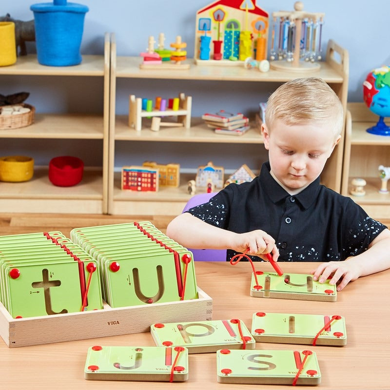 Magnetic Writing Boards Lowercase Letters | Tracing Alphabet Learning Toy for Kids
