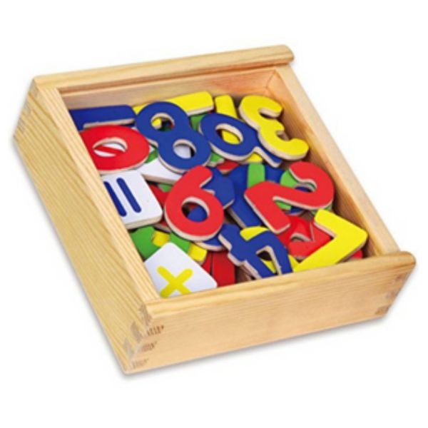 Magnetic Letters 52 Pcs Set | Wooden Alphabet Learning Toy for Kids
