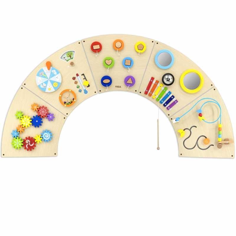 Sensory Arc Wall Activity Panel | Montessori STEM Wall Toy for Kids