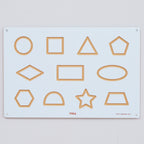 Shapes Writing Board Kids | Montessori Wall Drawing & Learning Toy