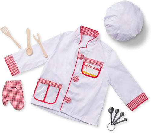 Chef Costume Set for Kids | Role Play Cooking Dress-Up Kit