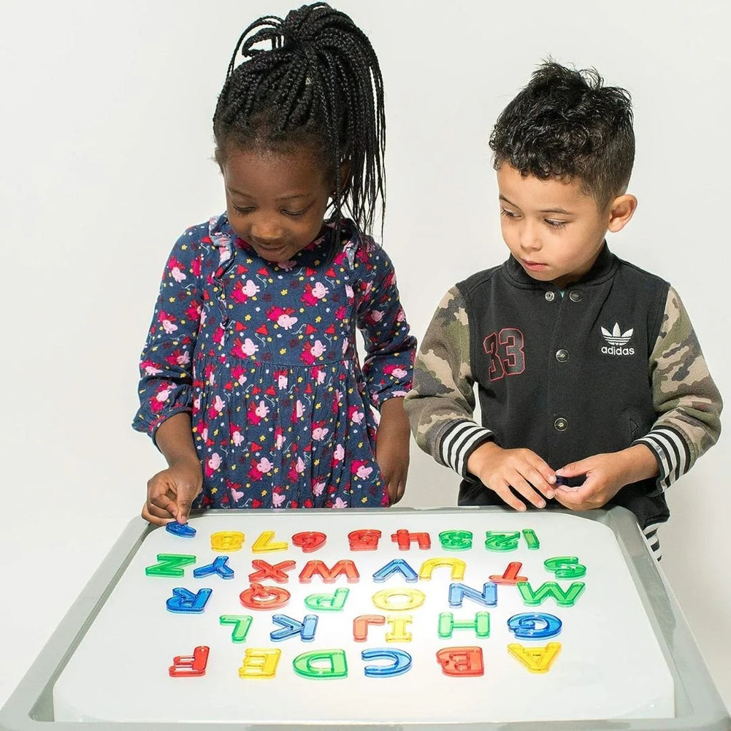 Transparent Alphabet & Numbers 36 Pcs | Kids Learning Letters & Counting Toy