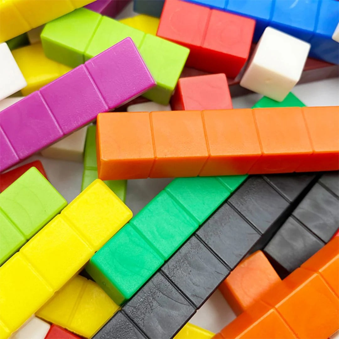 Count Rods Math Cubes   74 Pieces