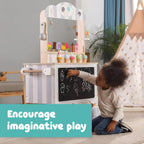 Ice Cream Mobile Shop Kids | Wooden Pretend Play Ice Cream & Candy Cart