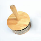 Cabasa Shaker 8.5cm | Kids Wooden Percussion Musical Rhythm Instrument Toy
