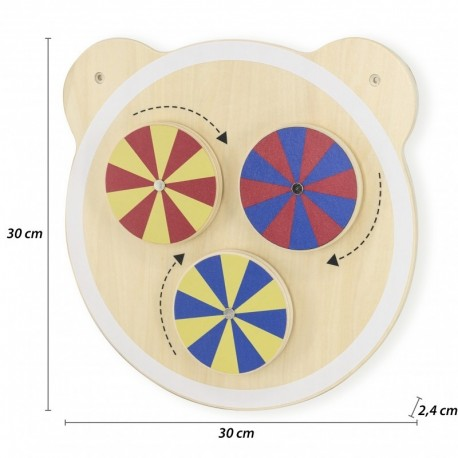 Mixing Colors Wall Toy | Montessori Wooden Color Learning Activity Panel