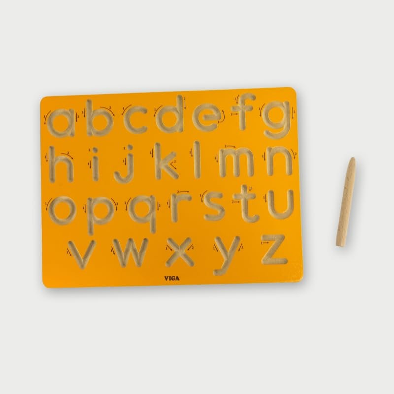 Lowercase Writing Tracing Board Kids | Montessori Alphabet Pre-Writing Toy