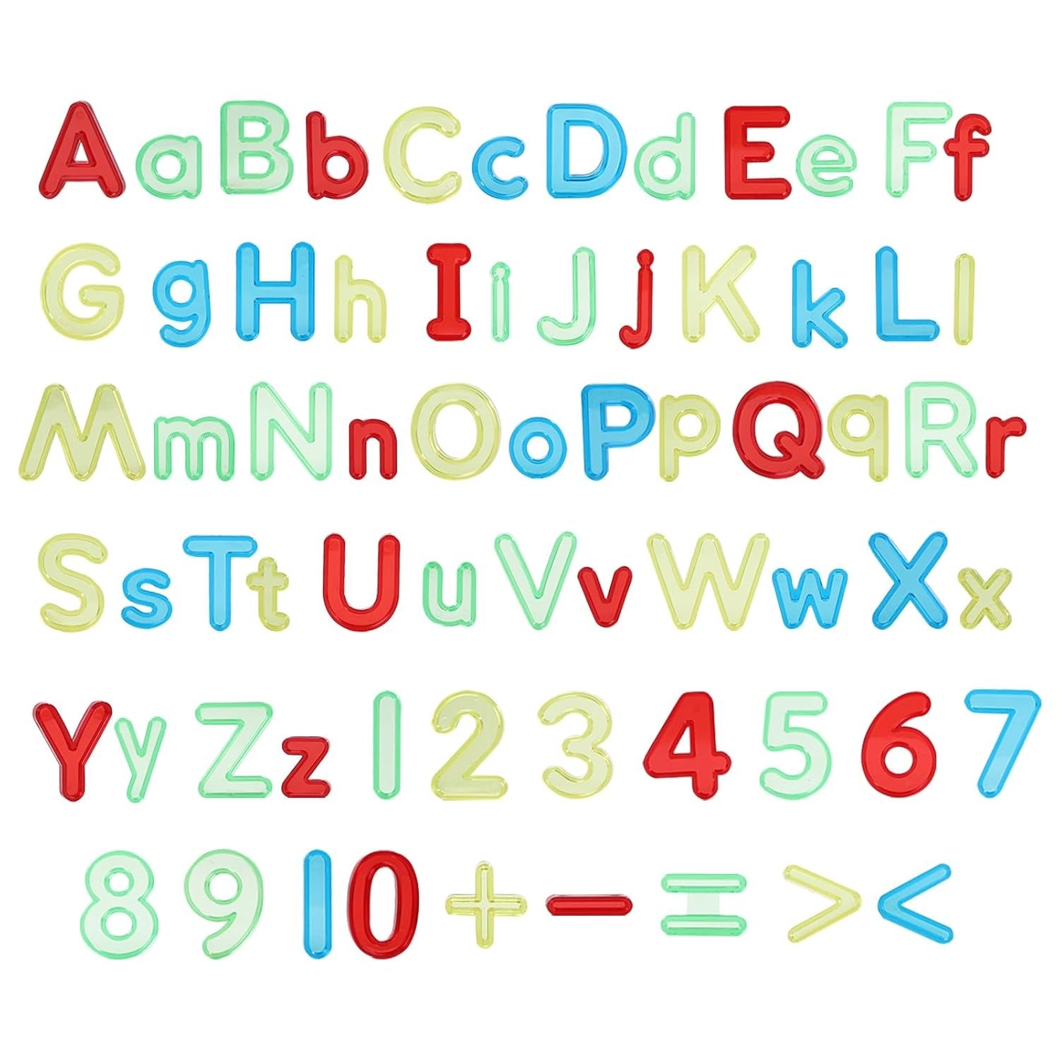 Letters and Numbers 66 Pcs Set | Spelling & Counting Educational Toy for Kids
