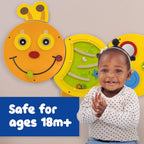 Junior Caterpillar Wall Activity Panel Kids | Montessori Sensory Busy Board Toy