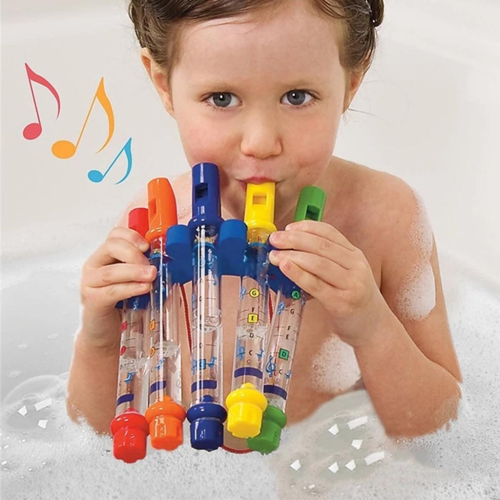 Musical Water Whistle Set 5 Pcs | Bath Time Musical Flute Toy for Kids