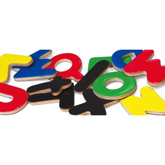Magnetic Letters 52 Pcs Set | Wooden Alphabet Learning Toy for Kids