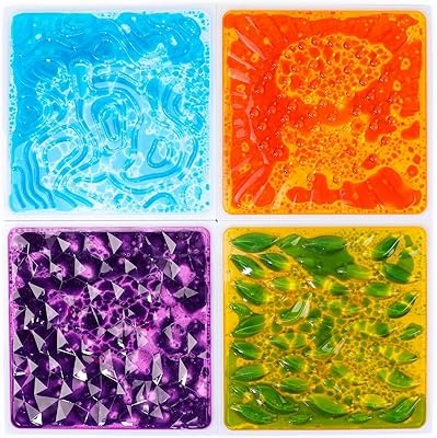 3D Texture Liquid Floor Tiles | Sensory Interactive Color Changing Floor Mat