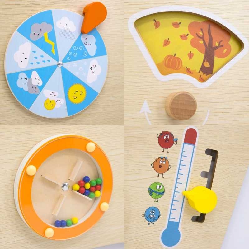 Sensory Arc Wall Activity Panel | Montessori STEM Wall Toy for Kids