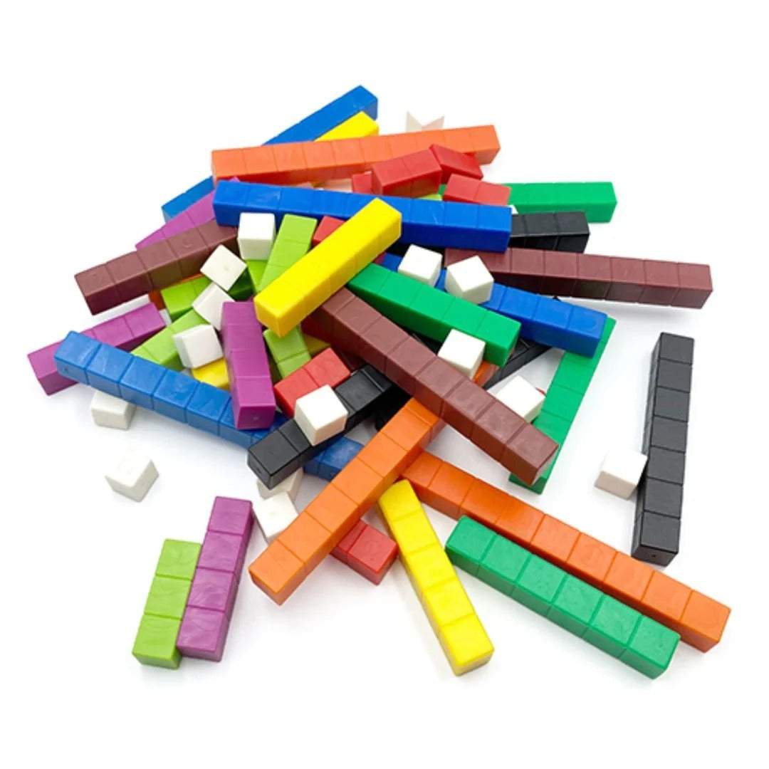 Count Rods Math Cubes   74 Pieces