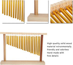 Boomwhackers Musical Frame | Kids Wooden Wind Chime Percussion Instrument Toy