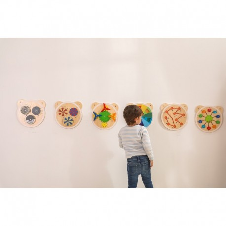 Mixing Colors Wall Toy | Montessori Wooden Color Learning Activity Panel