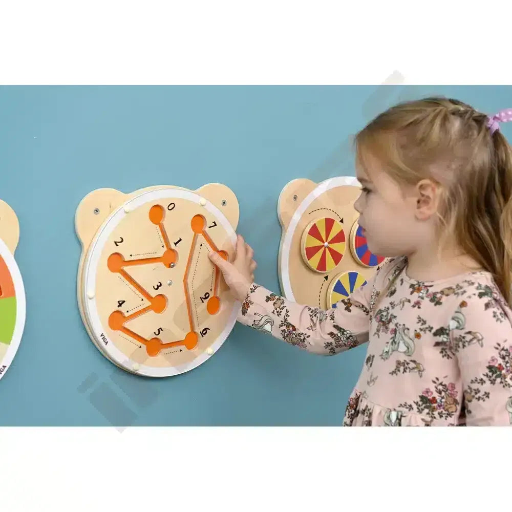 Sliding Ball Wall Toy Kids | Montessori Motor Skills Maze Wall Activity Board