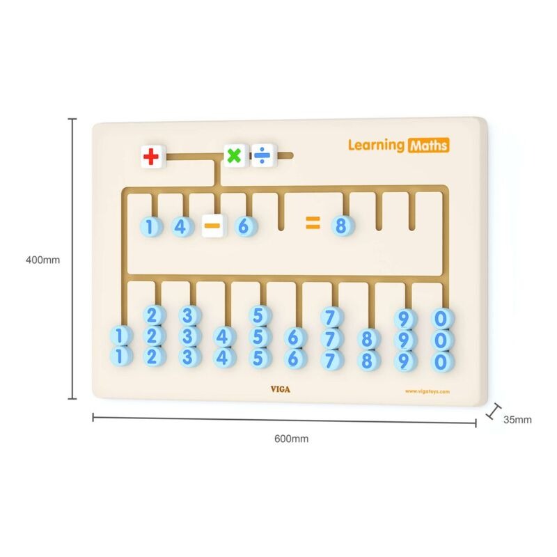 Wall Game Learning Maths | Educational Wall & Table Math Activity Toy for Kids (Ages 1+)