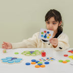 Peacock Colour Matching Game Kids | Montessori Color Sorting & Learning Toy
