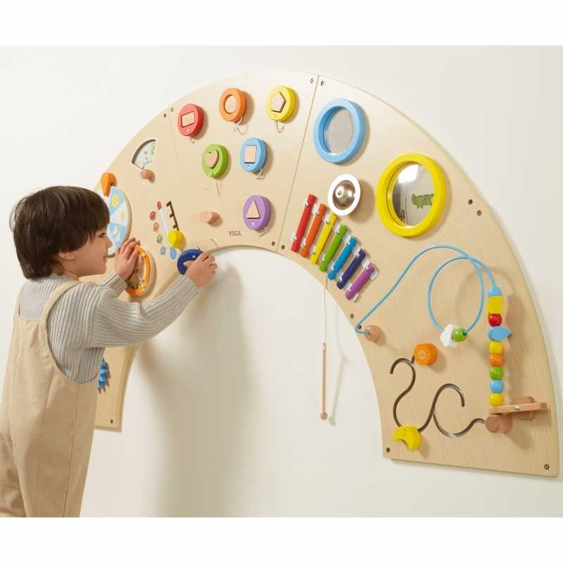 Sensory Arc Wall Activity Panel | Montessori STEM Wall Toy for Kids