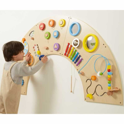 Sensory Arc Wall Activity Panel | Montessori STEM Wall Toy for Kids