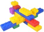 Hallonation Blocks 45 Pcs | Large Jumbo Mega Building Blocks for Kids STEM Play Set