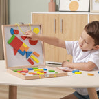 Magnetic Blocks for Kids | 42 PCS Educational STEM Building Toy Set with Pattern Cards