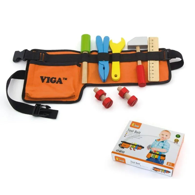Kids Tool Belt Set | Pretend Play Construction Tool Kit for Children
